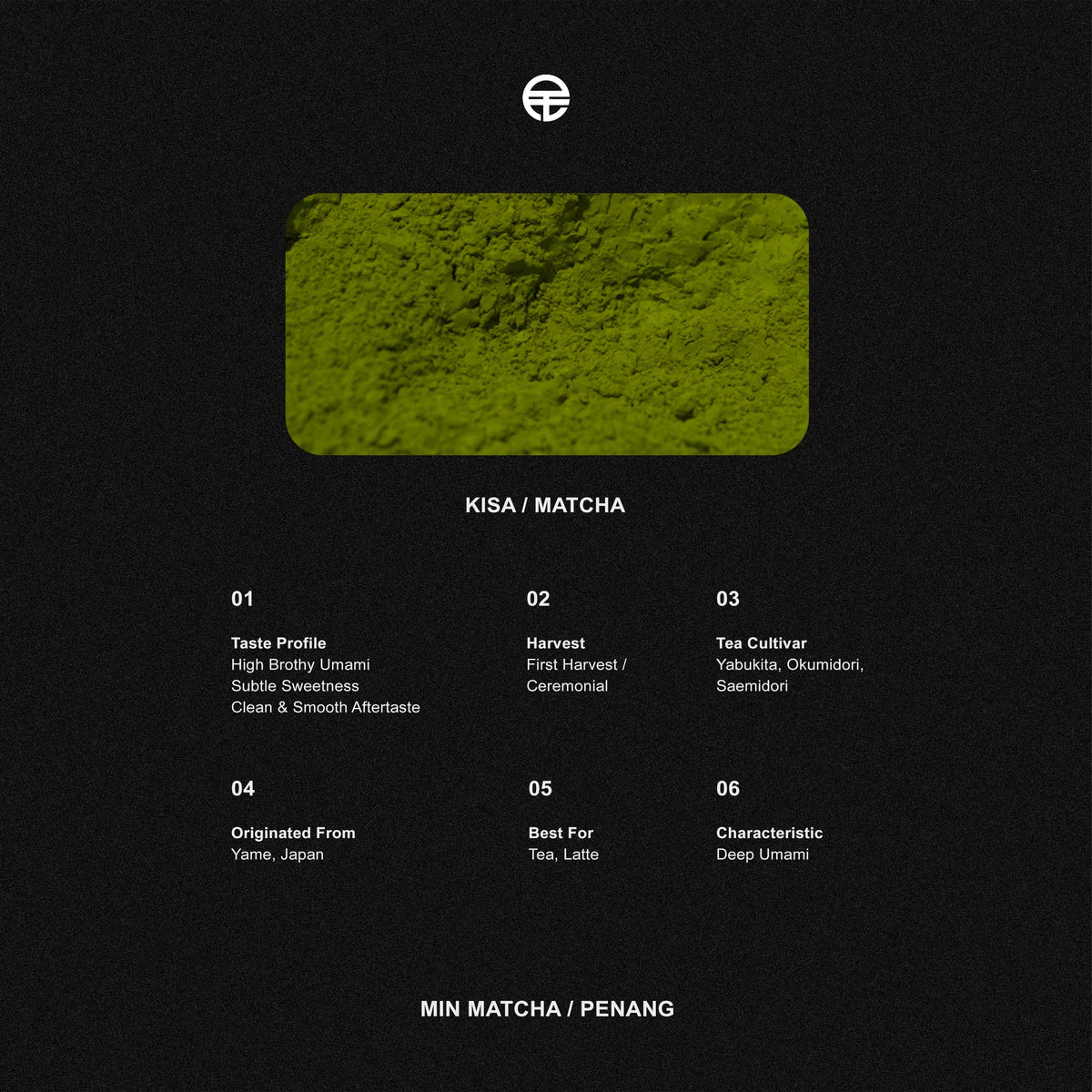 MIN MATCHA | KISA Ceremonial Matcha Powder