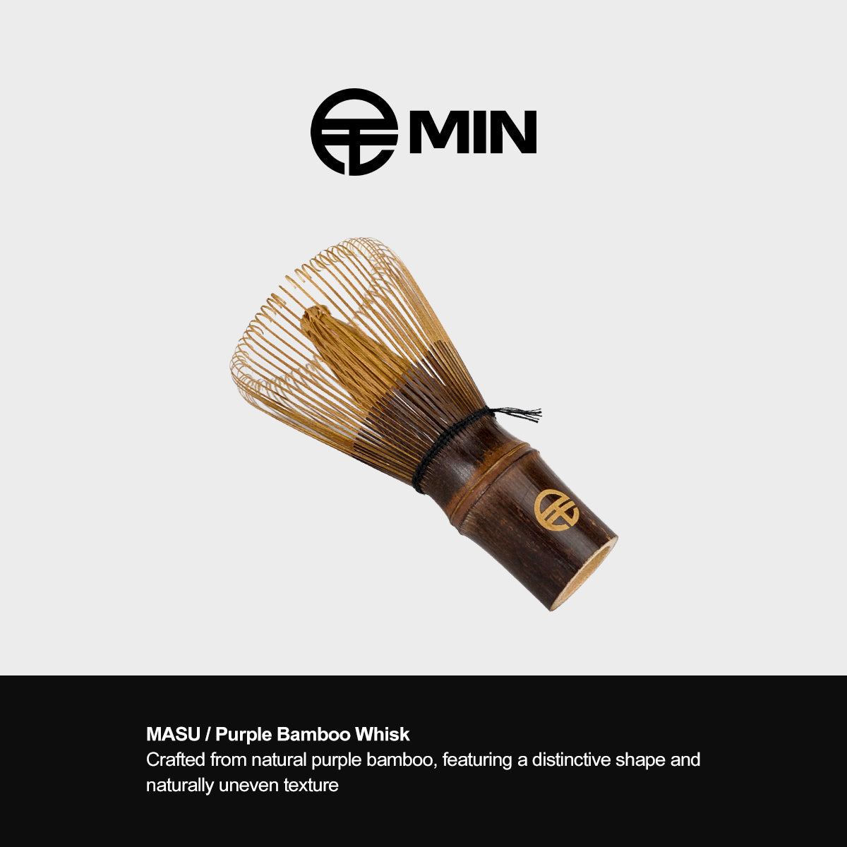 MIN MATCHA | MASU Purple Bamboo Whisk