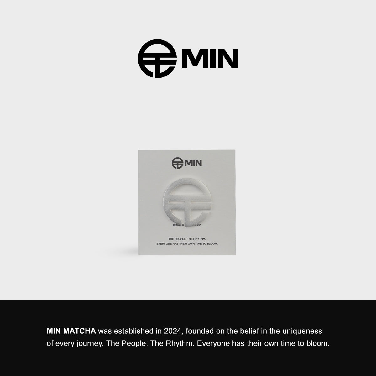 MIN MATCHA | MIN LOGO Official Pin