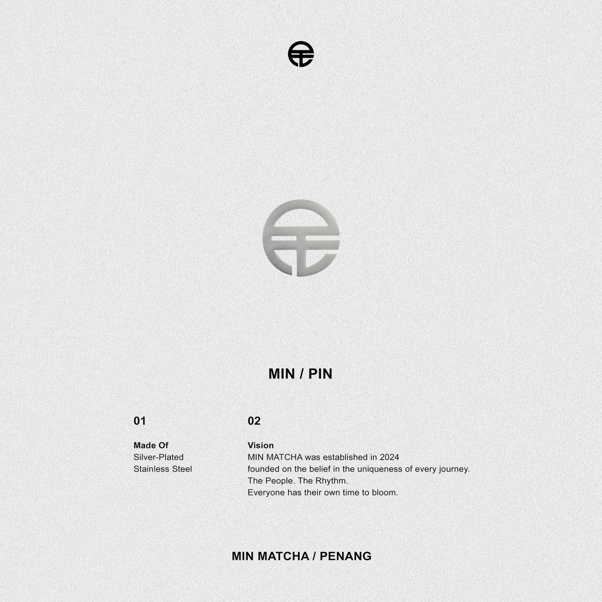 MIN MATCHA | MIN LOGO Official Pin